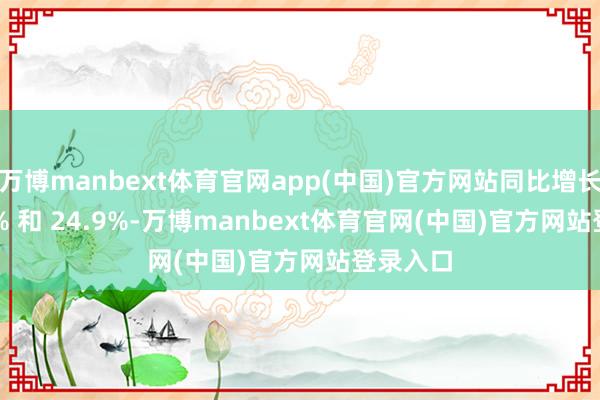 万博manbext体育官网app(中国)官方网站同比增长 244.5% 和 24.9%-万博manbext体育官网(中国)官方网站登录入口